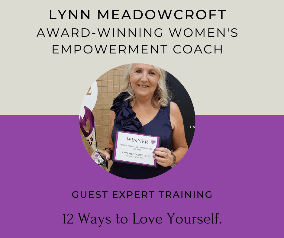 Lynn Meadowcroft, 12 Ways to Love Yourself guest expert training